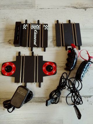 Carrera Go 1:43 Scale Slot Car Hand Controllers,  Power Pack & Terminal Track