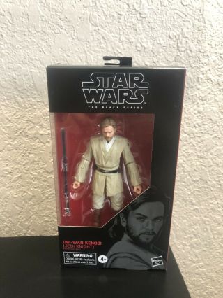Obi - Wan Kenobi (jedi Knight) Star Wars The Black Series 6” Action Figure Htf