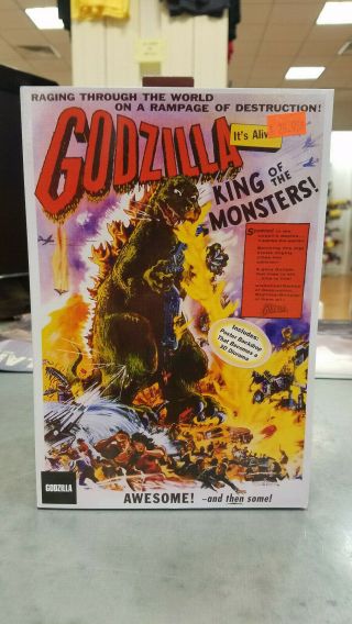 Neca Godzilla 1956 Poster 12 " Inches Head To Tail New/sealed