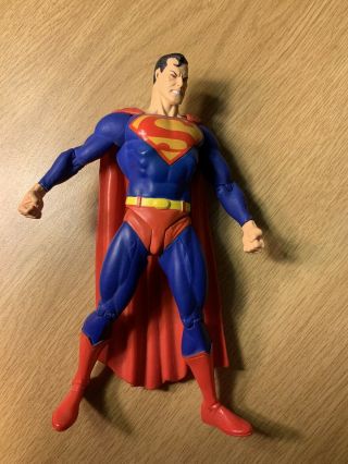 Dc Direct " Angry " Superman With Red Eyes Exclusive Justice League Jla Alex Ross