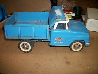 Vintage Blue Tonka Hydraulic Dump Truck Or Restore