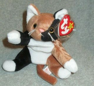 Ty Beanie Baby Chip The Cat Dob January 26,  1996 Mwmt
