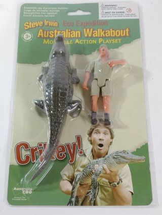 Steve Irwin Eco Expedition Australian Walkabout Moveable Action Playset 2005