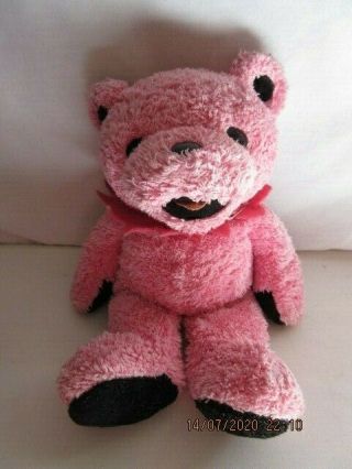 12” Grateful Dead Pink Melody Teddy Bear Liquid Blue Plush Stuffed Animal