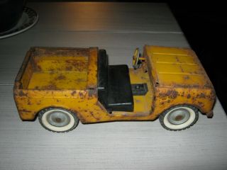 Tru Scale International Harvester Ih Scout Toy Yellow Vintage (for Restoration)