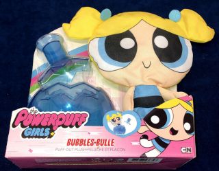 The Powerpuff Girls Bubbles Bulle Cartoon Network Doll 2016 Blue SHIPP G1 2