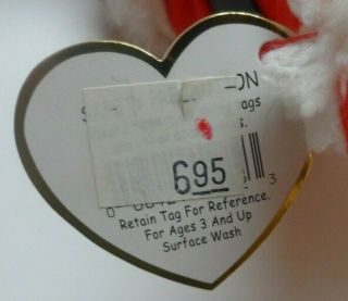 TY PATRICK CLAUS the BEANIE BABY - with TAGS (PRICE STICKER) - SEE PIC 2