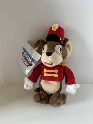Timothy From Dumbo Disney Store Vintage Bean Bag Plush Stuffed Animal Mouse