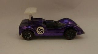 Vintage Hot Wheels Redline Chaparral 2g Purple 1968 Wing