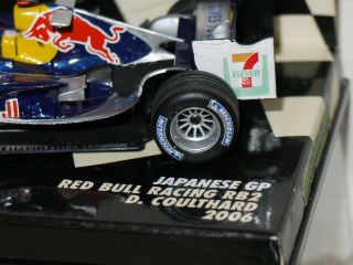 Minichamps 1:43 F1 2006 David Coulthard Red Bull Racing Japanese Livery Signed