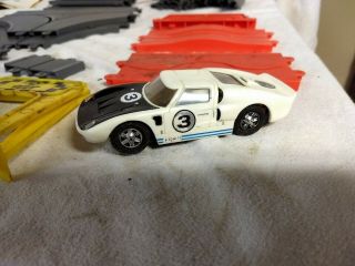 Ideal Motorific Racerific Dx Ford Gt40 Car And Test Track Not Complete