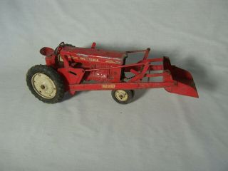 Tru - Scale International Tractor Toy Set 570 With Front End Loader Vintage Farm