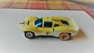 Strombecker Chapparal (american Coupe) 1/32 Slot Car - Orange Tires & Mag Wheels