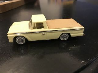 Yellow Ford Pickup Truck Vintage 1960’s Motorific Ideal Slot Car 1964