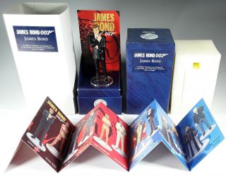 James Bond 007 Corgi Icon Figure Of Roger Moore.  1st Edition In White Box.
