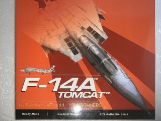 Dragon Wings,  1:72 Scale,  Grumman F - 14a Tomcat,  Usn Vf - 111 " Sundowners ",  50045