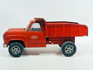 Vintage 1970 ' s Orange Tonka Dump Truck Pressed Steel 13190 3