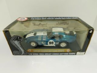 Shelby Collectibles 1965 Shelby Cobra Daytona Coupe Die Cast 1:18 98