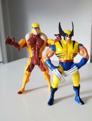 Wolverine And Sabretooth X - Men Vs Street Fighter Video Game Stars 1998
