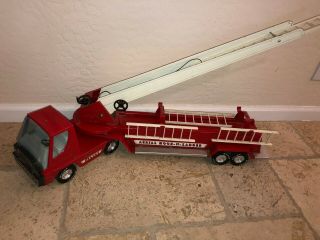 Vintage Nylint Hook And Ladder Metal Toy Fire Truck Tonka Buddy L