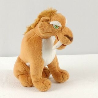 2009 Ty Ice Age Saber Tooth Tiger Diego Plush Beanie Baby 6 1/2 
