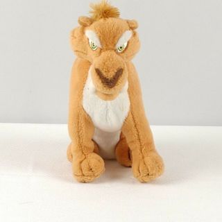 2009 Ty Ice Age Saber Tooth Tiger Diego Plush Beanie Baby 6 1/2 