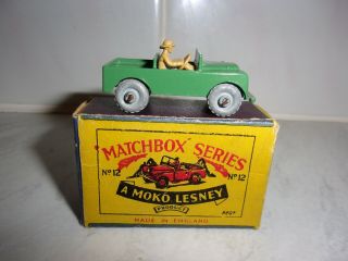 Matchbox Lesney Moko 12a Land Rover Mw,  Near & Boxed