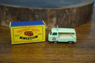 Lesney Matchbox Series Number 21 Milk Delivery Truck Box