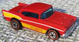 Vintage Hot Wheels Redlines Die - Cast Car - 57 Chevy,  Great Shape.