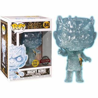 Game Of Thrones - Crystal Night King With Dagger Glow In The Dark Pop Vinyl Fig