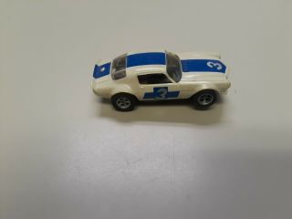 Aurora A / Fx 3 Chevy Camaro Z - 28 White/blue Slot Car Race Car