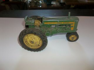 Vintage 1/16 John Deere 620 Farm Toy Tractor 3 Pt.  To Restore Or Parts Ertl