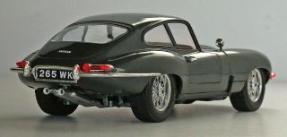Vintage 61 Bburago Gunmetal Grey Jaguar Xke Coupe 1:18 Die Cast (italy) - No Box