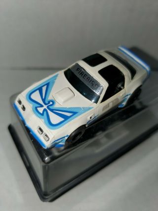 Aurora Afx Tomy Pontiac Firebird Trans Am Blue White Slot Car Ho Running Chassis
