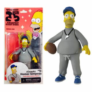 Neca The Simpsons Series 1 Coach Homer 25th Anniversary 5 " Collectible Figure