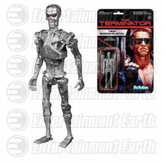 Terminator - T - 800 Endoskeleton - Reaction - Kenner Retro Action Figure By Funko