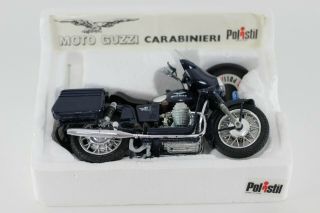 Die Cast Polistil 1/15 Moto Guzzi Versione Carabinieri Ms106