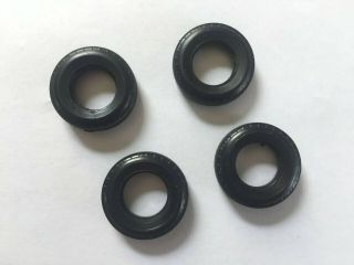 4 Amt 1/25 Scale Wheeling Front Tires For Rtr Cars Old Stock
