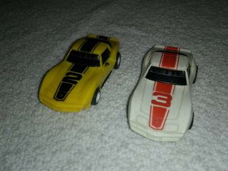 Tyco Corvettes 2 And 3 Ho Slot Cars