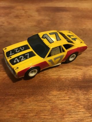 Vintage Aurora Afx Chevy Chevelle 427 17 Ho Slot Car Yellow & Red