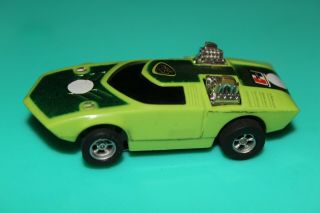 Vintage 1970s Aurora Afx 1754 " Too Much Ho Slot Car " Mean Green Arm "