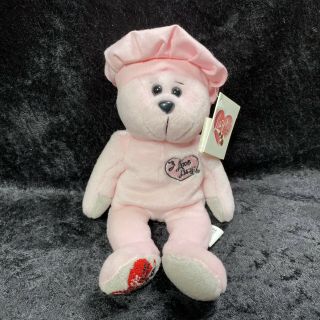 I Love Lucy Officially Licensed Lucy’s Chocolate Factory Pink Bear Stuffed Toy