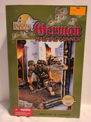 Rare 1:6 Ultimate Soldier German Machine Gunner Figure 12 "