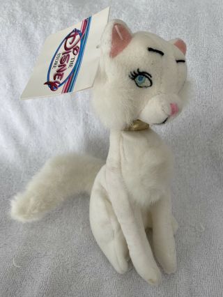 Disney Store The Aristocats Duchess Cat Plush Toy 7 " Stuffed Animal Bean Bag Nwt