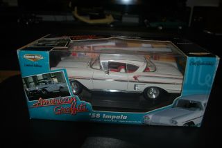 Ertl American Muscle 1958 Chevy Impala 1:18 Die - Cast Car 32079 American Graffiti