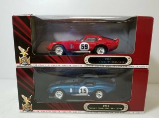 Road Signatures 1:18 Scale 1965 Shelby Cobra Deluxe Edition Die Cast Cars