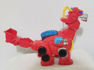 2013 8 " Hasbro Transformers Rescue Bots Heatwave Dinobot Dinosaur Figure