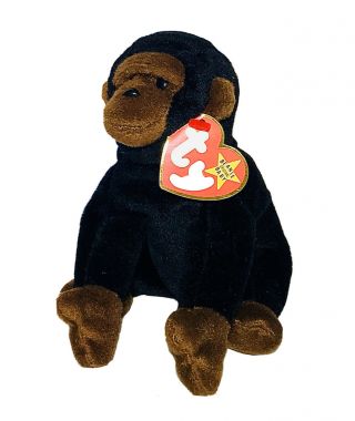 1996 Ty Beanie Babies Retired Congo The Gorilla 6” Style 4106 - Mwmt
