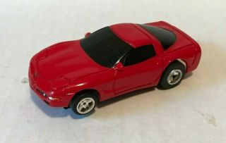 Life - Like Ho Scale Red Corvette Slot Car