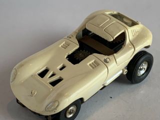 Vintage Aurora Thunderjet 500 Cheetah Ho Slot Car White (junk)